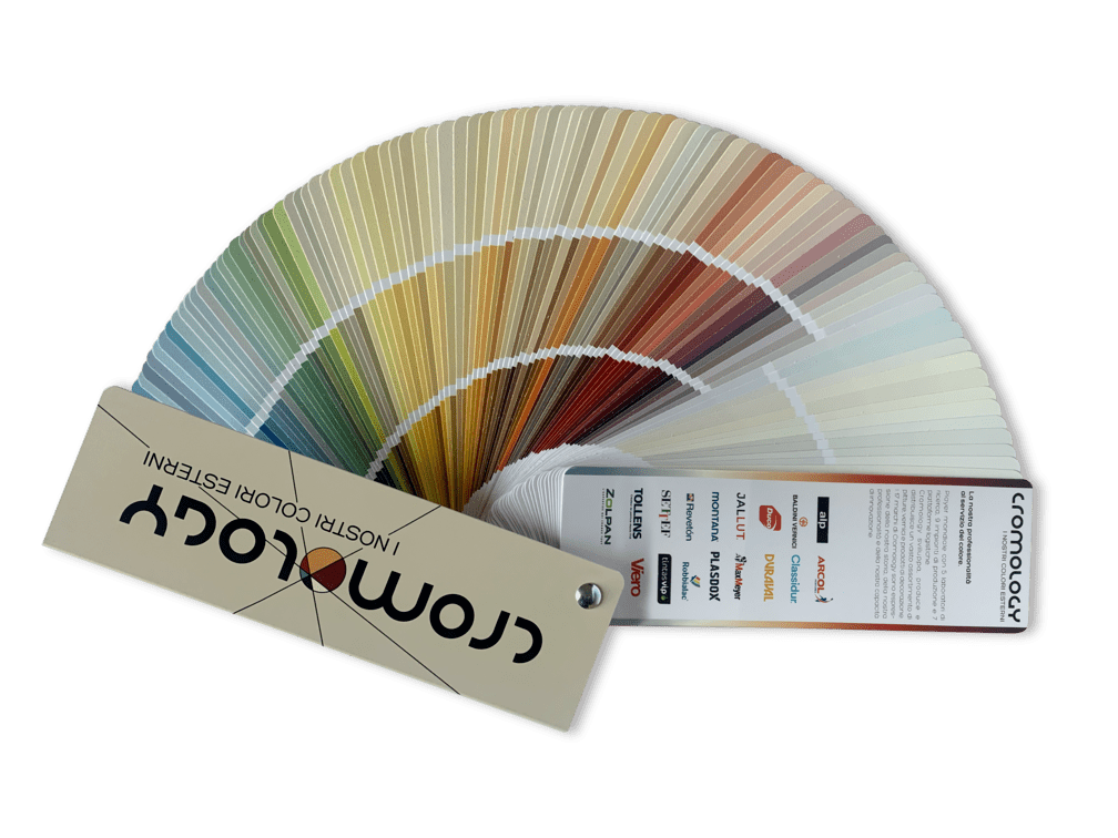 Mazzetta colori per esterni Cromology: 333 toni nuovi per colorare le facciate di casa