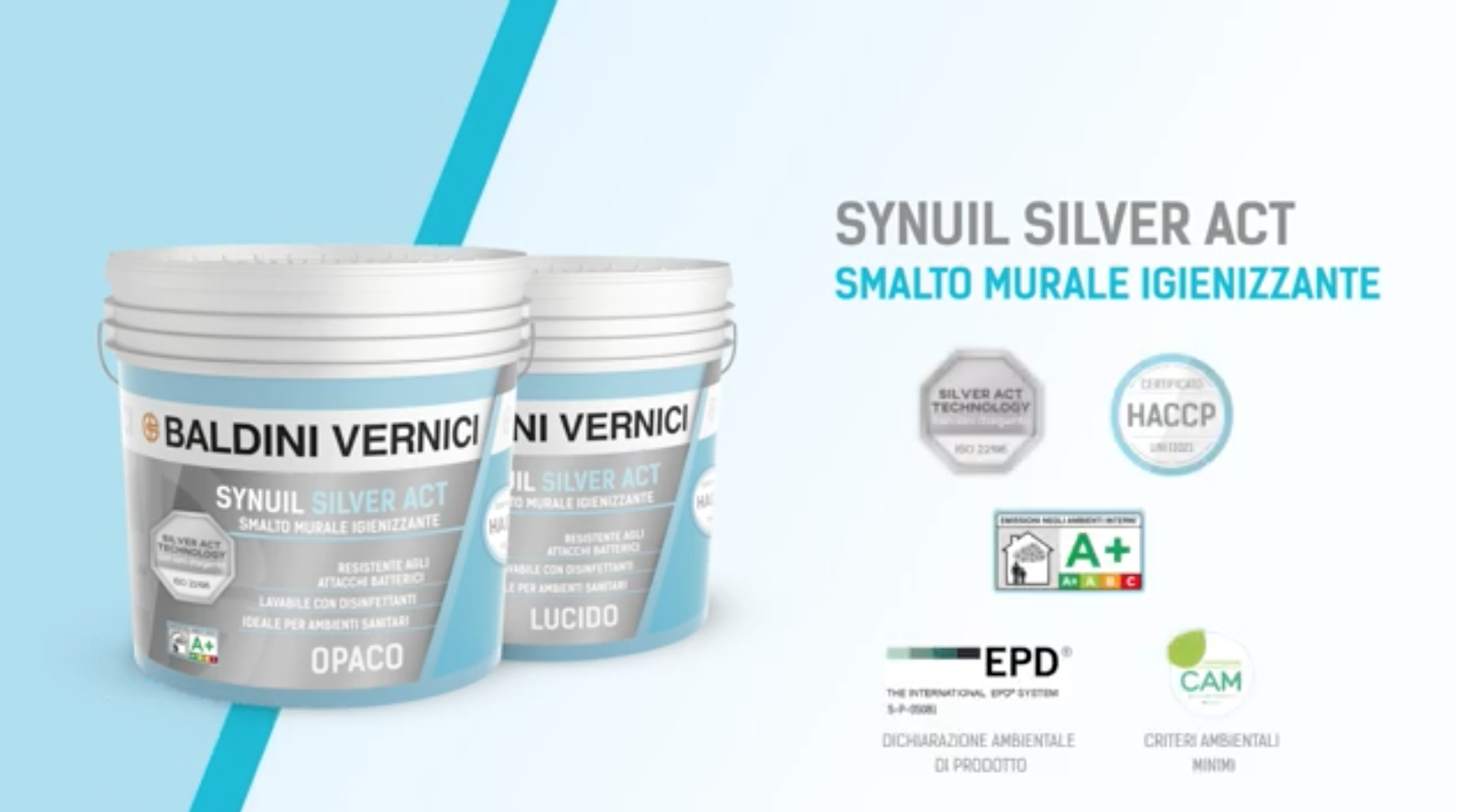 Da Baldini vernici un nuovo smalto murale antibatterico