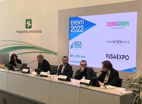 Area Fiera presenta il calendario 2022: Cosmogarden, Cosmodonna e FUSA Expo