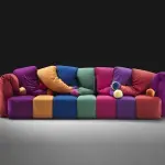 Divani colorati, Design e praticità