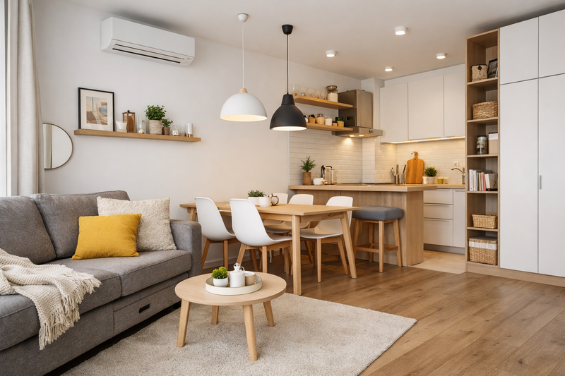 Idee per arredare una casa di 80 mq ottimizzando lo spazio