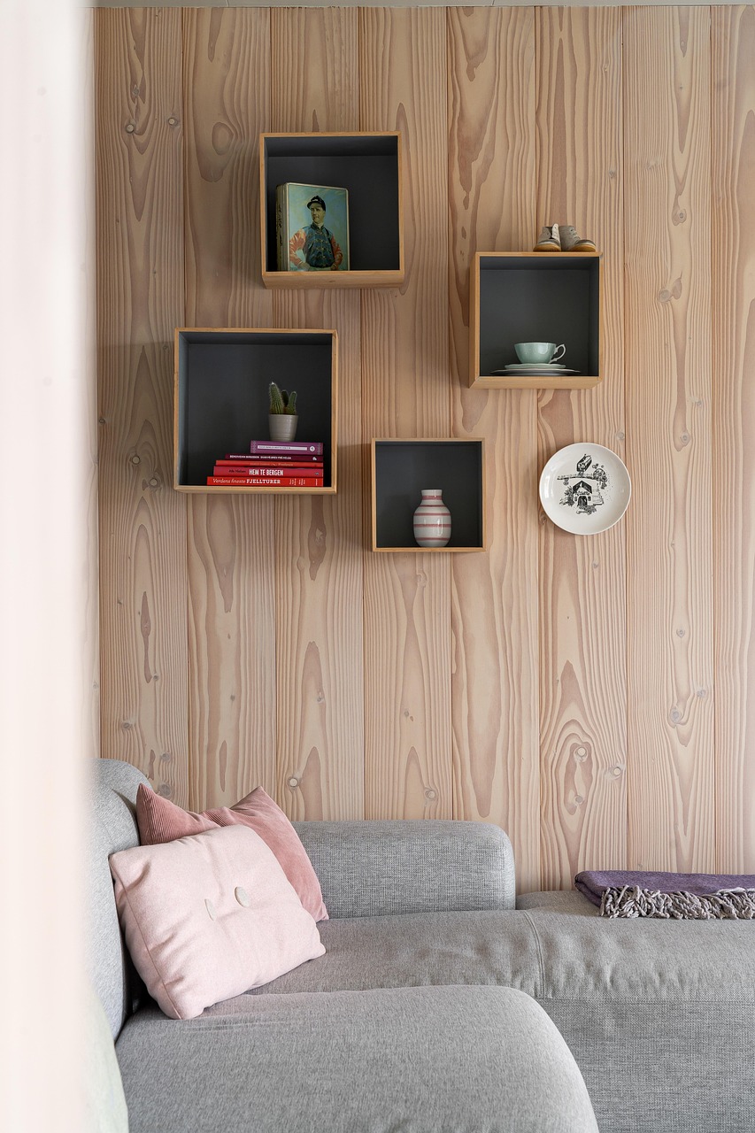 Mensole particolari: per realizzare uno stile unico nel soggiorno