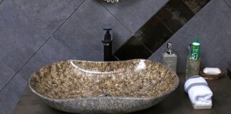 lavabo da appoggio di design